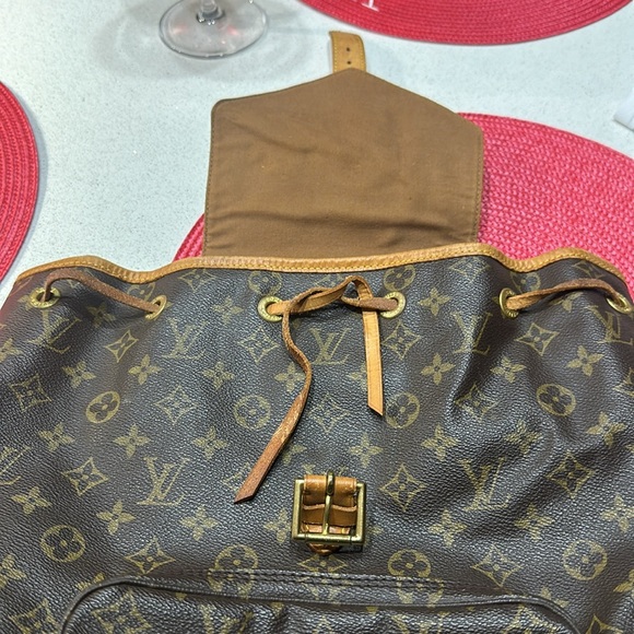 Louis Vuitton Montsouris Monogram Bag pack Serial Code MI0995 - Picture 5 of 12